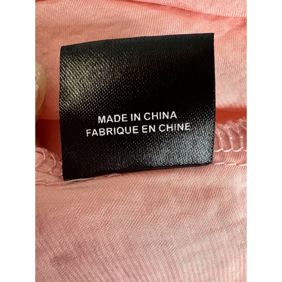 ANTHROPOLOGIE Floreat Bohemian Pink Peach Embroidered Poncho One Size - Picture 16 of 16